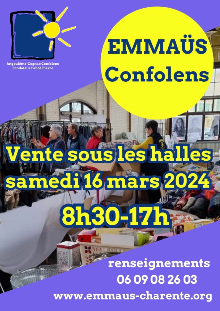 VENTE EXTERIEURE SOUS LES HALLES CONFOLENS